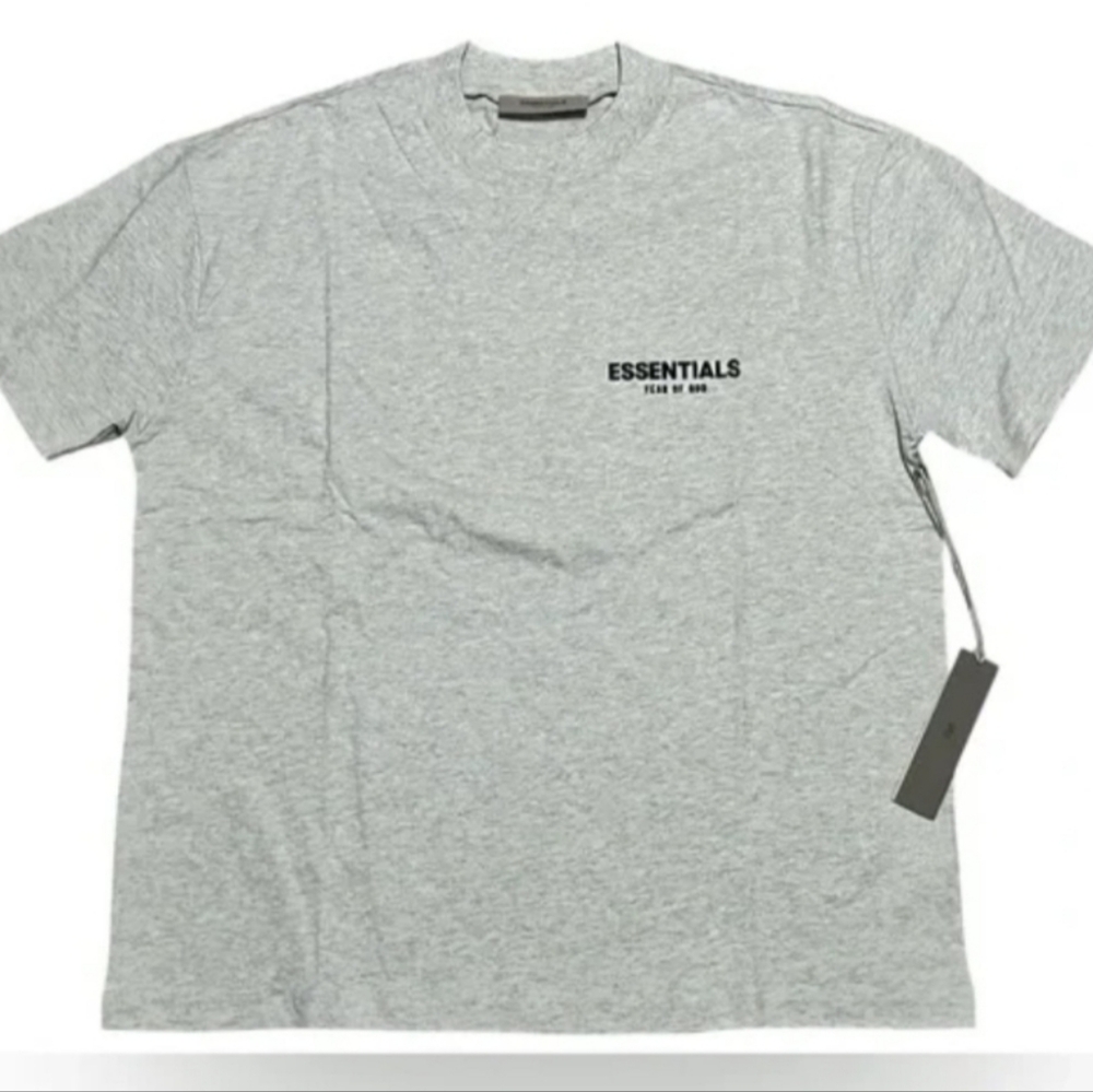Large Light Oatmeal Essentials T-shirt